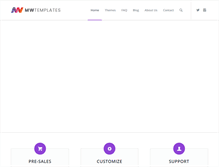 Tablet Screenshot of modernwebtemplates.com
